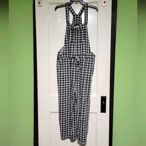 Wallflower Black And White Plaid One Piece Sz Large